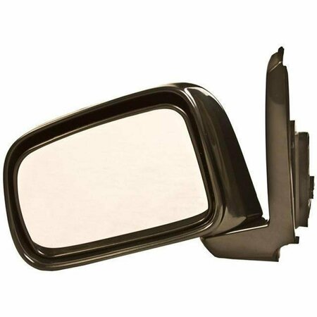 GEARED2GOLF Left Hand Power Non-Heated Folding Door Mirror for 1997-2001 Honda CR-V, Smooth Black GE1871506